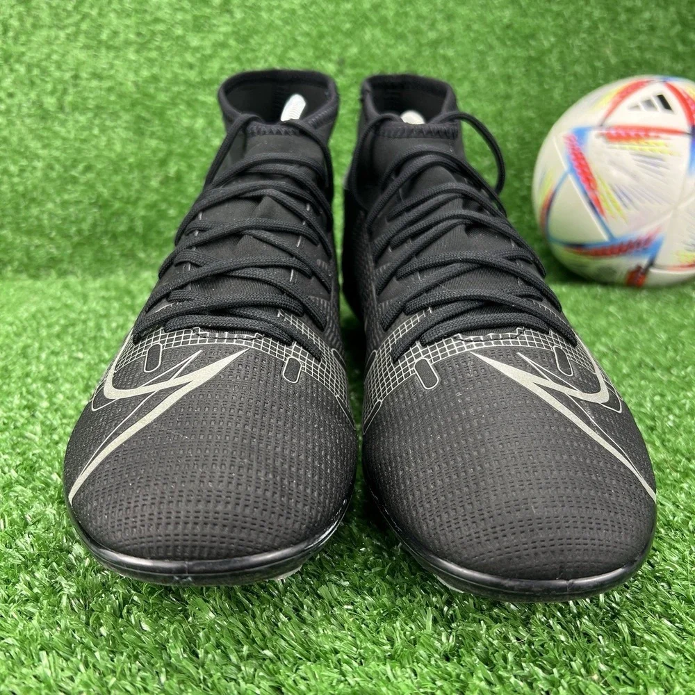 Nike Superfly 8 Club FG/MG Men's 9 Soccer Cleats CV0852 004 Black Iron Grey Boot
